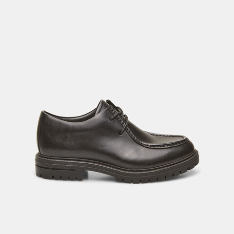 Zapatos de cuero con cordones para hombre, Negro Zapatos de cuero con cordones para hombre, Negro